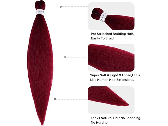 3 Pack Braiding Hair Extension