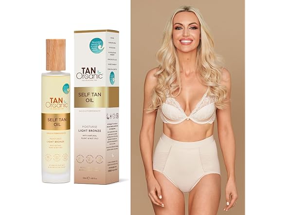 Self Tanning Oil Fake Tan Certified Organic Natural Vegan 100ml