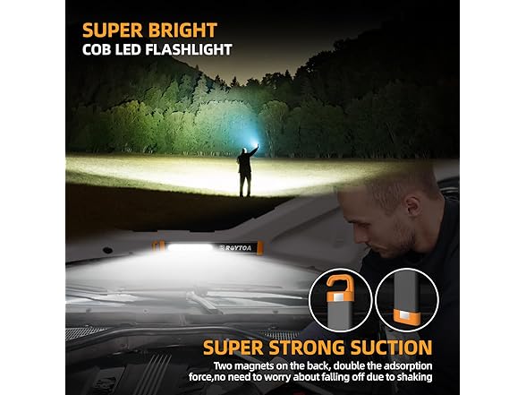 ROYTOA ROYTOA Rechargeable LED Flashlights Hig