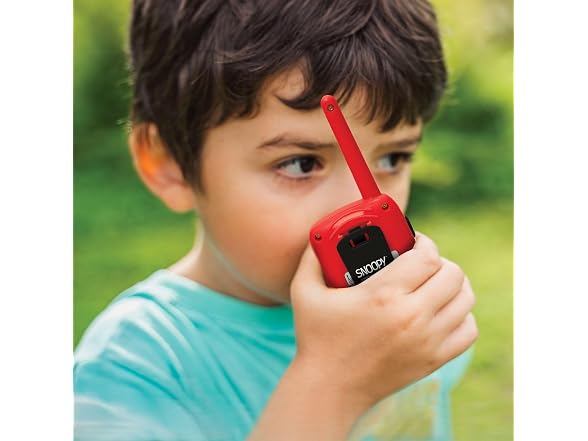 LEXiBOOK, Peanuts Snoopy Walkie‑Talkies for Kids