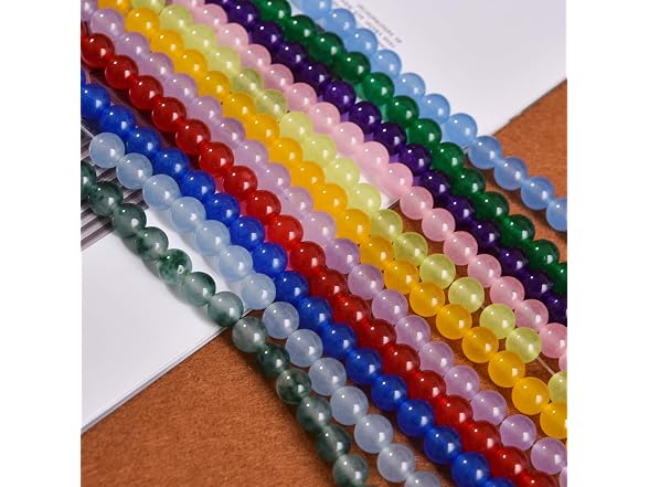 Tashidelek Natural Colored Chalcedony Stone Beads