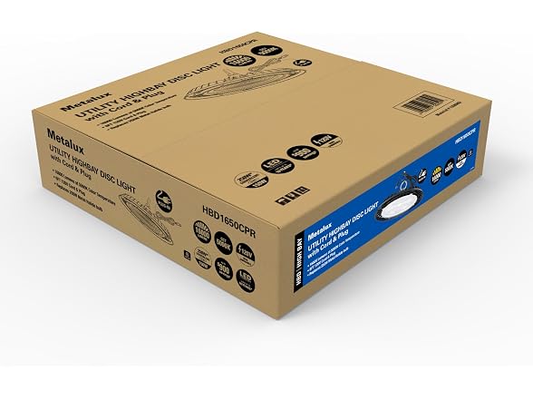 Metalux 11 in. 180W Equivalent 16,000