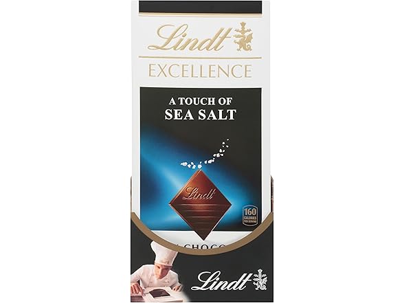 Lindt EXCELLENCE Sea Salt Dark Choc 12pk