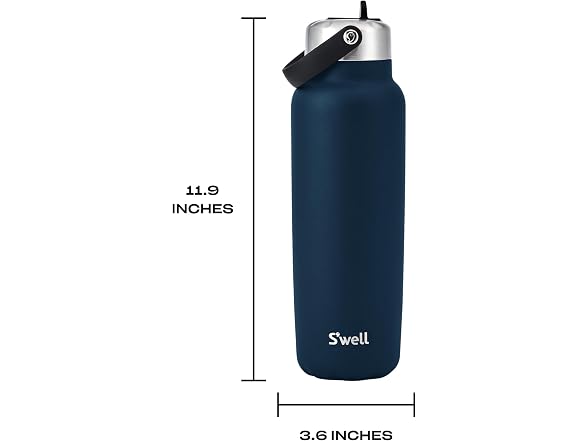 S'well Recycled Stainless Steel Explorer 40oz, Azurite