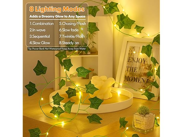 Lakumu Vine with Fairy Lights. 33ft (Your Choice)