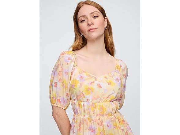 GAP Women Sweetheart Woven Mini Dress