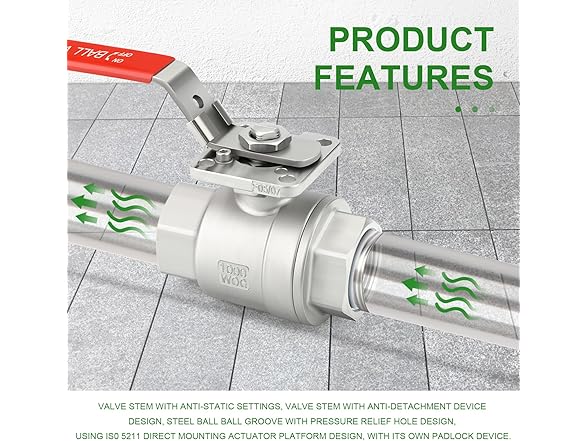 FNPT  High Platform Ball Valve