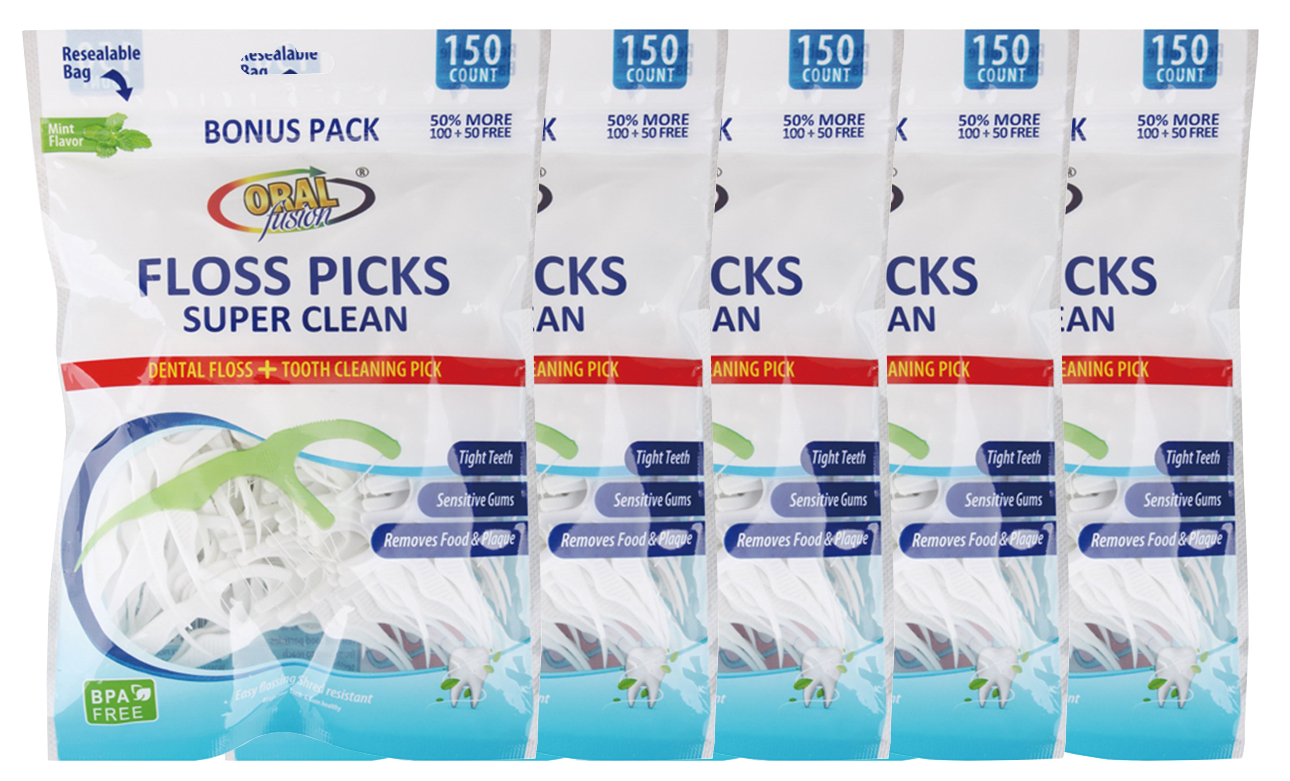 Multi Pack Super Clean Floss Picks - Gallery 14