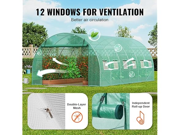 VEVOR Walk-in Tunnel Greenhouse