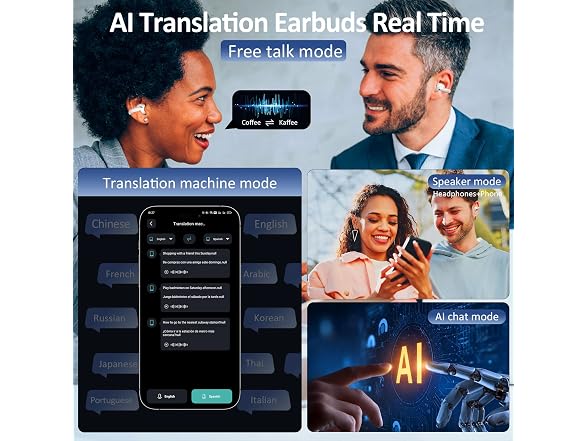 iAMJOY Open-Ear Language Translator