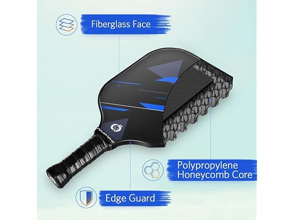 niupipo Pickleball Paddles Set 4 Balls