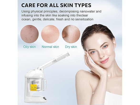 2 in 1 Hair Steamer & Facial Steamer