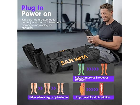 SAN HIMA Air Compression Leg Massager