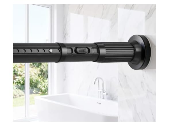 Luxspire Shower Curtain Rod No Drill, 39-86 Inch T