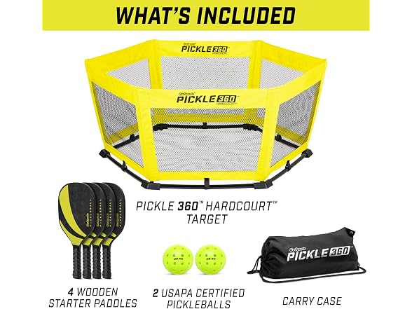 GoSports Pickle 360 Hardcourt Game Set