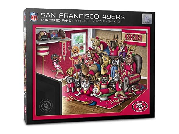 SAN FRANCISCO 49ERS Unisex Adult Fans Nailbiter