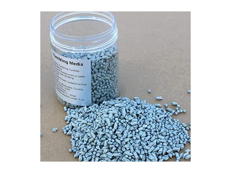 GANGOU 1/8" Ceramic Tumbling Tumbler Media Tumb