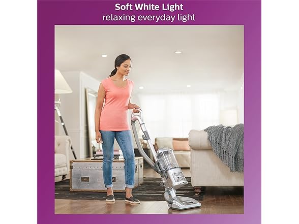 Philips LED Frosted Non-Dimmable A19 Light Bulb 8Pk