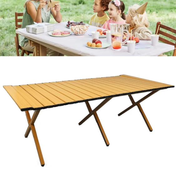 SONICGRACE 47.2 x 23.6 x 17.3 Roll Top Outdoor Table - Gallery 5