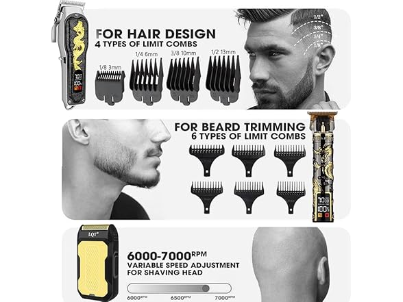 LQT Cordless Haircutting Set
