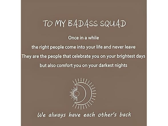 Someki Badass Squad Necklace for Women