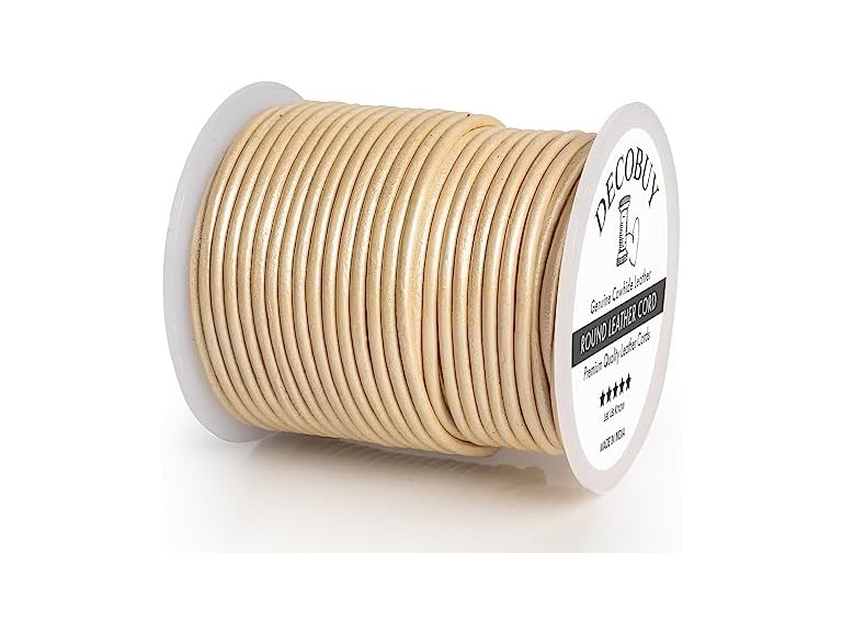 DecoBuy Leather Cord for Jewelry Making