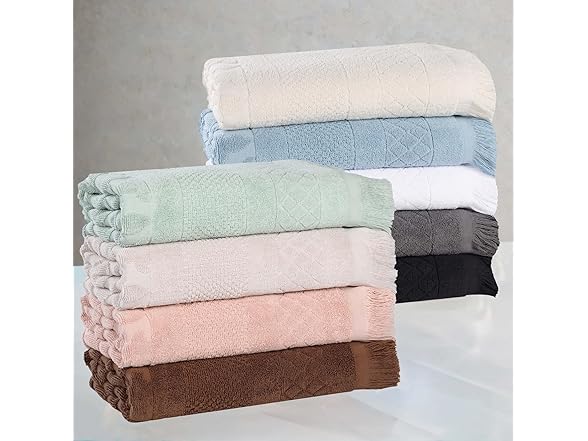 Superior 3PC ROLLA Bath Towels, Chocolate