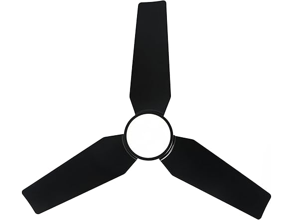 Parrot Uncle VZA01A116BK 42 Inch Black Ceiling Fan