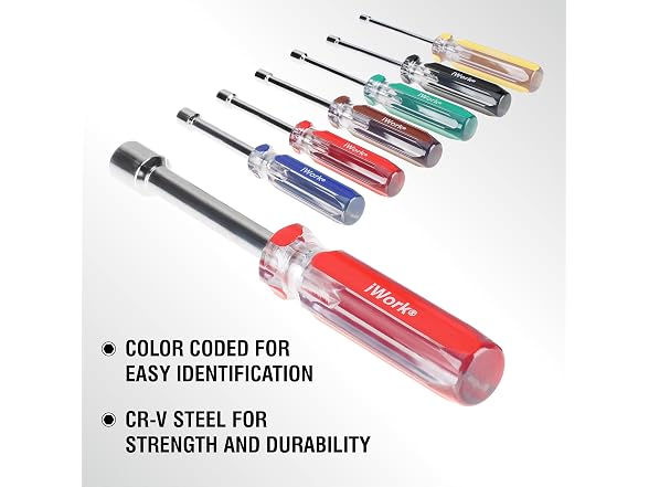 Olympia Tools SAE Nut Driver Set