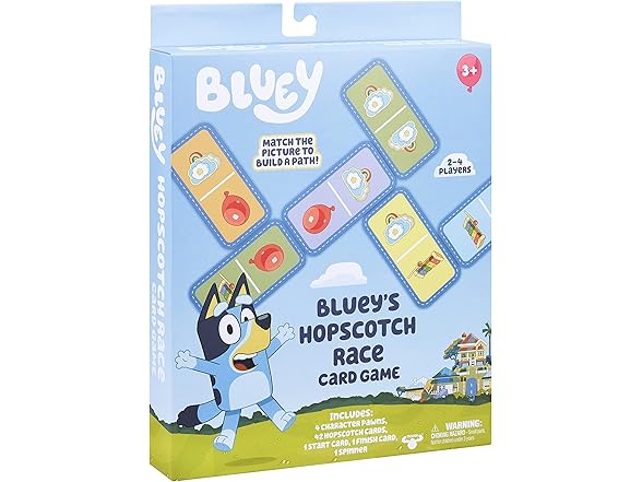 Bluey Hopscotch, Multicolor (17140)