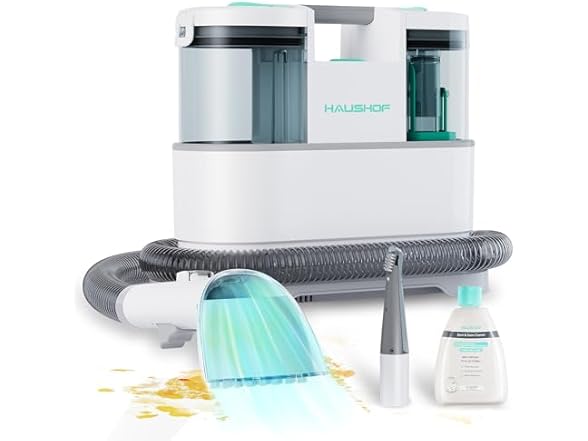 HAUSHOF Portable Carpet Cleaner Pink