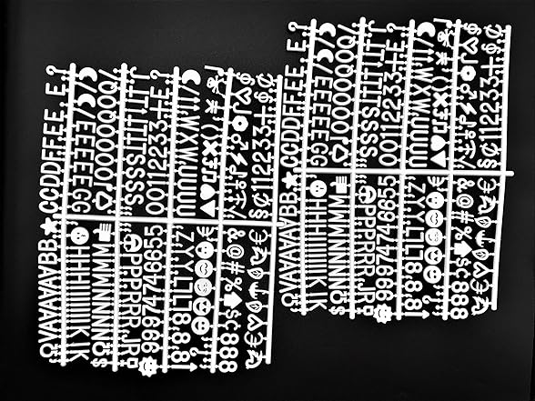 Farmhouse Letter Boards White Letter Set