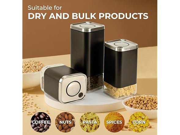 Kaffe Glass Coffee Canister (16oz)