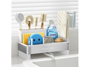 $15.99, Was $21.99, 27% Off! Nacial Sponge Holder White dealfomo