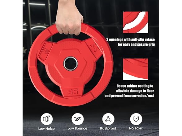 FAGUS H Weight Plate 2-Inch 15LB Pair