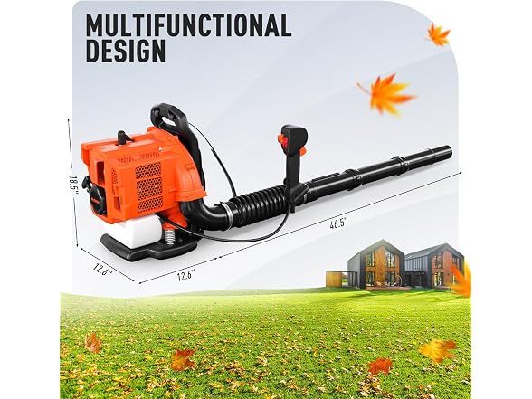 Baotree 80CC Gas Backpack Leaf Blower