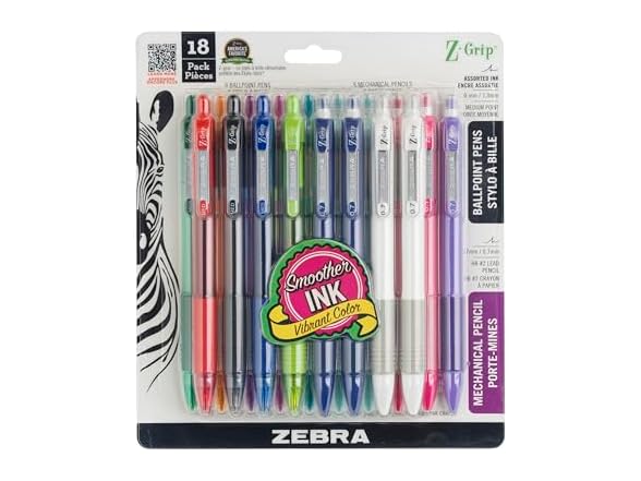 Zebra Pen Z-Grip Writing Set