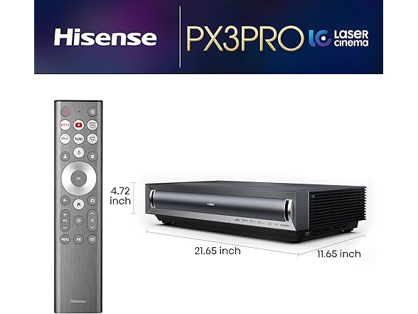 Hisense Triple Laser Ultra Short Throw Projector