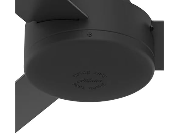 Hunter Fan 44" Casual Matte Black Indoor Ceiling Fan