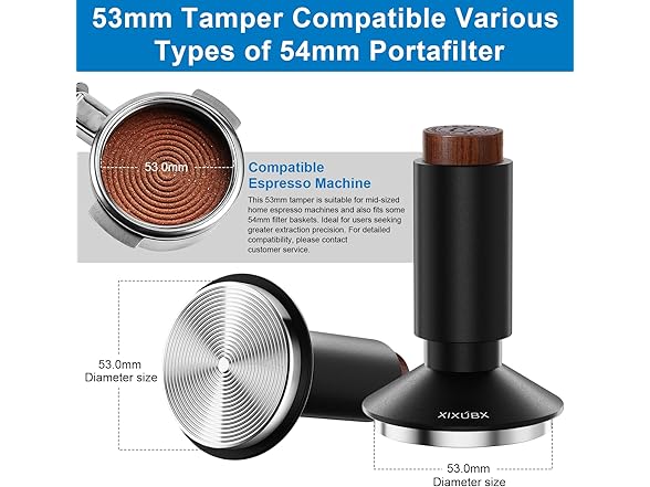 53MM Espresso Tamper