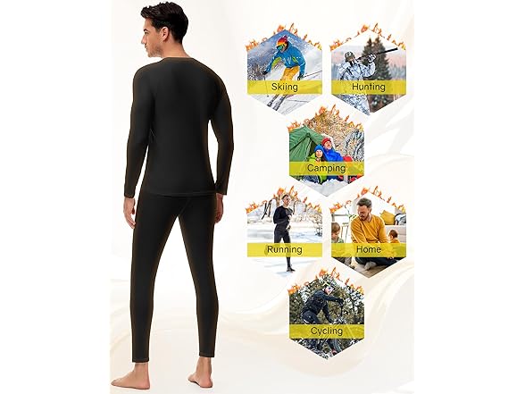 EXCELLENT THERMAL Men’s Underwear Set