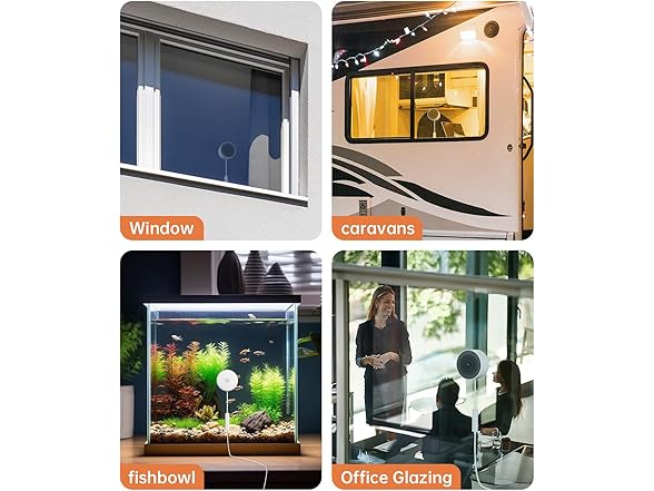 MLAOMENIE 2K Window Security Camera