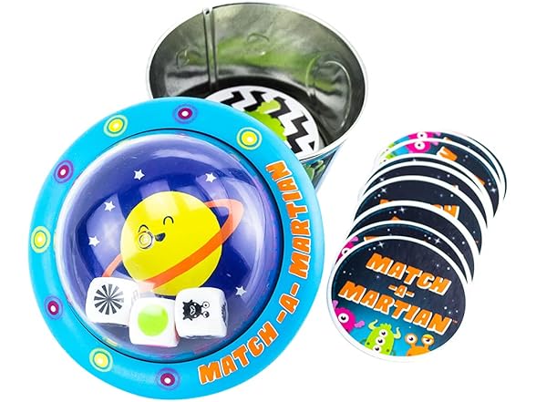 Pop-A-Tops - Match-A-Martian Dice Game
