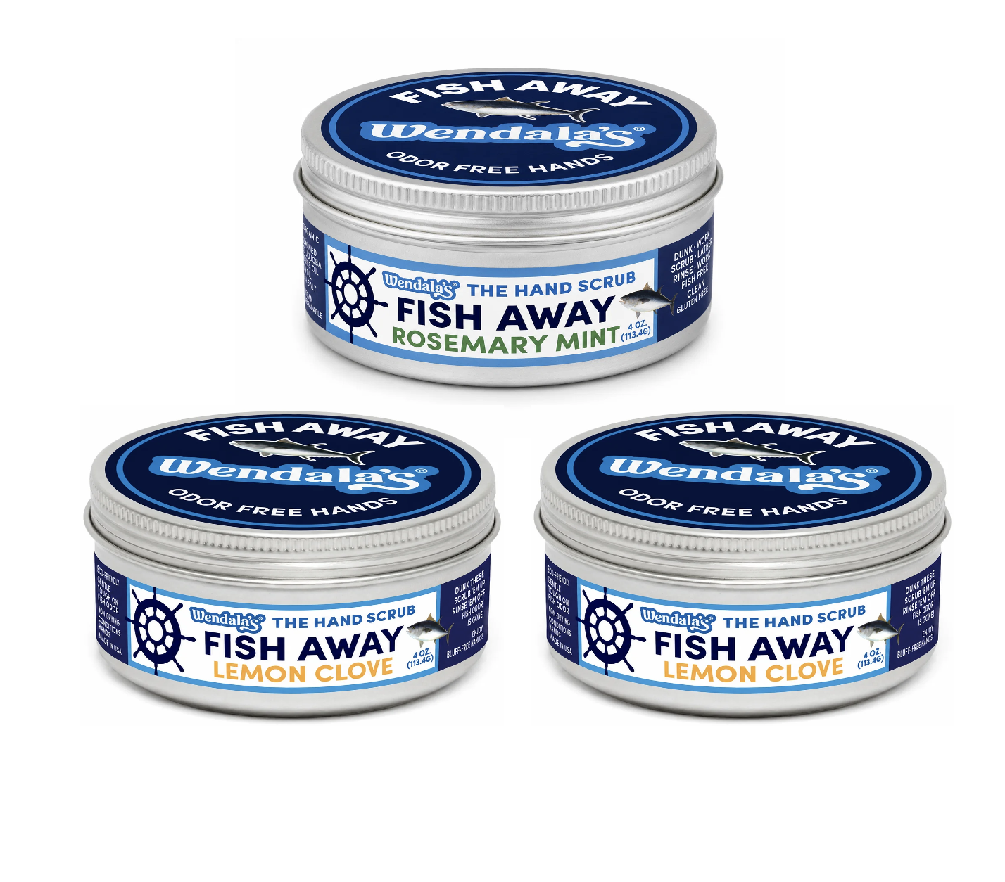 (3pk) Odor-Removing Hand Scrubs - Gallery 2