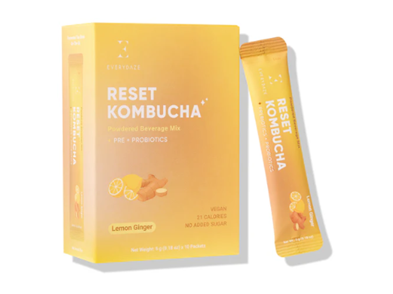250327LEMN 250327LEMN-(40ct) EVERYDAZE Reset Kombucha Powde
