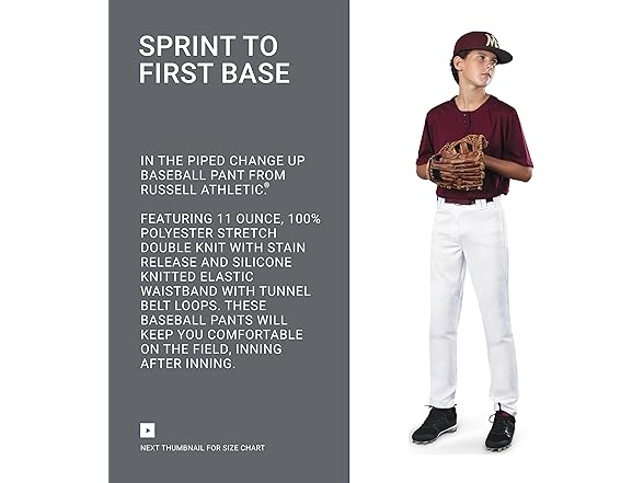 Russell Athletic Baseball Pant (3XL)