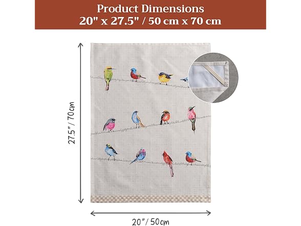 Maison d' Hermine Kitchen Towels Set of 2