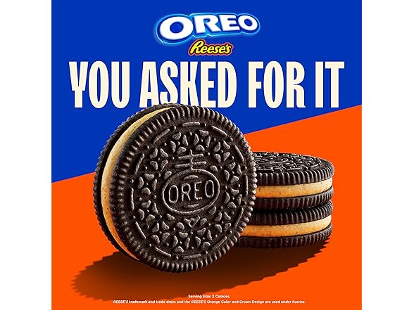 1PK OREO REESE'S Peanut Buttery Creme Chocolate