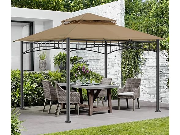 ABCCANOPY Replacement Top for L-GZ136PST Brown