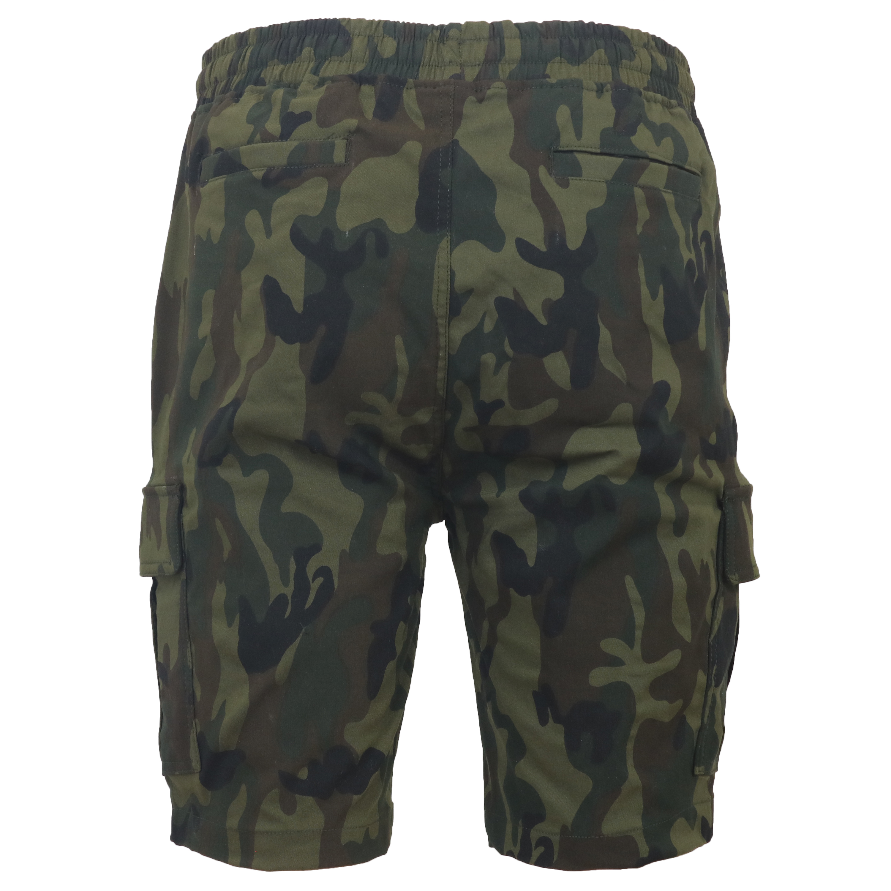 Mens Super Stretch Pull-On Cargo Shorts - Gallery 58